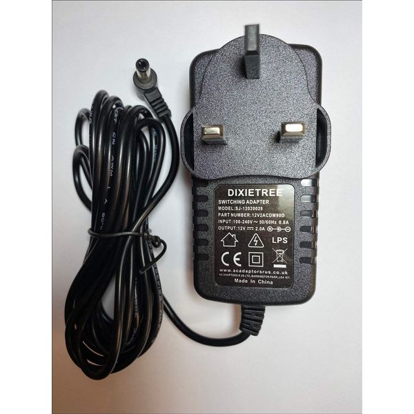 Replacement for UK Seagate Desktop External Hard Drive 2TB 12V AC Adaptor Power Supply