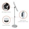 Adjustable Pedestal Sign Holder Stand, Poster Stand Aluminum Snap Open Frame ...