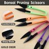 GOLD DEER 12pcs Thread Cutting Scissors 10.5cm Thread Cutting Scissors Bud Leaf Trimmer Thread Cutting Shape Scissors Sewing Scissors Yarn Thread Craft Scissors Small Cut Trimming Nipper Sharpening