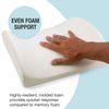 Ergonomic Lumbar Support Pillow for Back Pain Relief and Posture Alignment