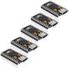 YELUFT 5pcs Pre-Soldered Pro Micro ATmega32U4 5V 16MHz Development Board Microcontroller USB C Interface Compatible with Arduino IDE