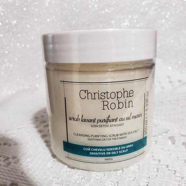 Christophe Robin Cleansing Purifying Scrub Sea Salt 8.33 oz NWOB