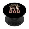Worlds Best Barista Dad, Coffee Maker King Caffeine PopSockets Swappable PopGrip