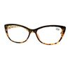 PASTL Clear Lens Glasses With Bifocal Reading Lens Womens Rectangular Cateye (tortoise, 2.5)