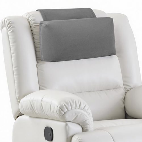 AHUAWA Neck Pillow for Recliner Chair, 14" Adjustable Recliner Pillow for Headrest, Soft Velvet Non-Slip Head Pillow for Recliner, Couch, Chair, Sofa