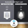 2 Pack Automatic LED Night Light - Plug in & Energy Saving Dusk 2 Dawn LED Night Light Sensitive Night Light, White