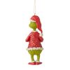Jim Shore Grinch Candy Cane Ho Hanging Ornament