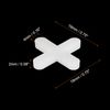 sourcing map 500Pcs Tile Spacers, 4mm 5/32" Cross Shape Wall Floor Tile Spacer Tiling Tools for Ceramic Tile Installation, White