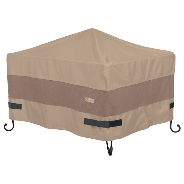 Duck Covers Elegant Waterproof 32 Inch Square Fire Pit Cover