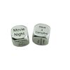 Tin 10th Wedding Anniversary Date Night Dice - 100% Pure Tin Content