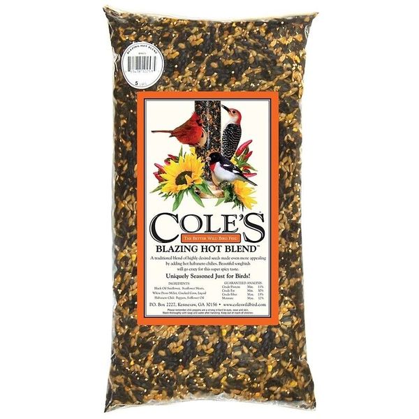 Cole's BH05 Blazing Hot Blend Bird Seed, 5-Pound