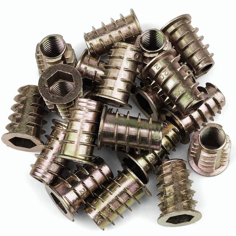 Slotbouten M6 verzinkt 6x110 mm met moeren 25 stuks