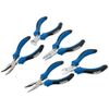 Draper 12544 Mini Pliers Set with Soft Grip, 5 Pcs, Blue and Black