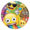 Pappteller - 23 cm - Rainbow Fun Emoji-Party - Packung mit 8 Stück