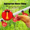 10PCS Automatic Water Cup Poultry Drinker Feeder Chicken Duck Hen Quail Drinking