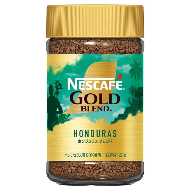 Nescafe Gold Blend Origin Honduras Blend 2.3 oz (65 g) [Soluble Coffee] [32 Cups] [Bottle]