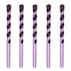 3/8" Masonry Drill Bit Carbide Tip Black/White Drill Concrete Brick Stone-5Pcs