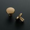 Ravinte 3 Pack Single Hole Kitchen Round Cabinet Knobs Champagne Bronze Cabinet Pulls Drawer Knobs Cabinet Hardware Kitchen pulls