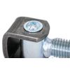 UHRIG Door Hinge Long M20 with Bracket for Welding, Galvanized gate Hinge for Garden Door, etc.