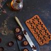 2 Pack Gingerbread Mold Silicone Candy Chocolate Molds with Elements Shapes for Baking Jelly Soap Candy Cane