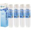 Fits 644845 REPLFLTR10 Bosch Comparable Fridge Water Filter 4 Pack by Tier1