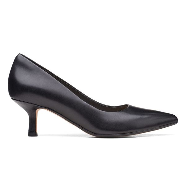 Clarks Violet 55 Rae Lederschuhe im, Schwarz, 38 EU