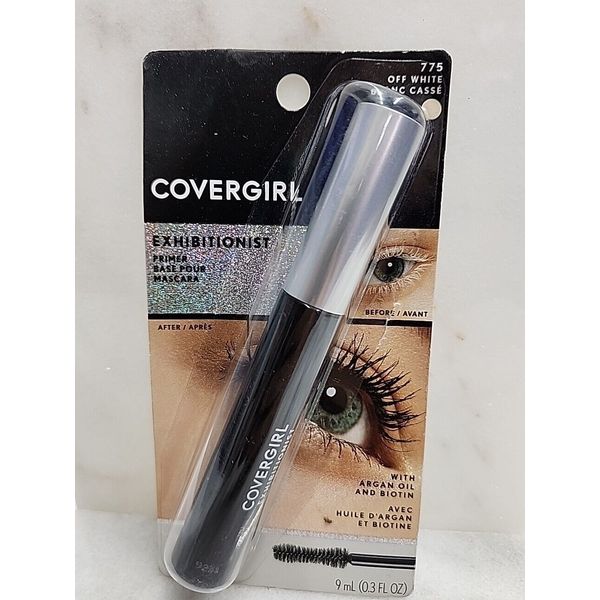 Covergirl Exhibitionist Eyelash Primer- Off White #775 -Argan Oil Biotin 0.3 Oz