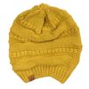 Wrapables Knitted Slouchy Winter Beanie Beret, Saffron Yellow