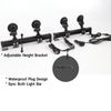 2-IN-1 Amber White LED Emergency Warning Strobe Light Bar Dash Traffic Advisor