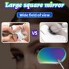 2 Pieces Square Lash Mirror Portable Eyelash Extensions Applicator Supplies Detachable Eyelash Mirror Multi-Function Eyelash Extension Mirror