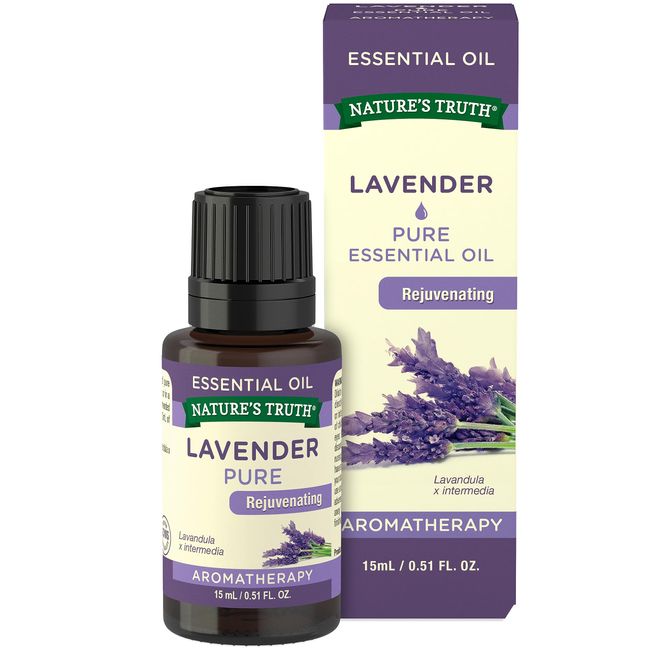 Nature's Truth Aromatherapy Pure Essential Oil, Lavender, 0.51 Fluid Ounce