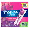 Tampax Radiant Plastic, Super Absorbency, Unscented Tampons, 32 Count