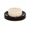 iDesign Ceramic Earth Collection Bar Soap Dish, Matte Black