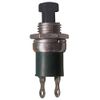 Push Button Switch, NO, Black, Industrial Push Button, Emergency Stop PUSHBUTTON SWITCHES 2 Piece Pack - SW05491