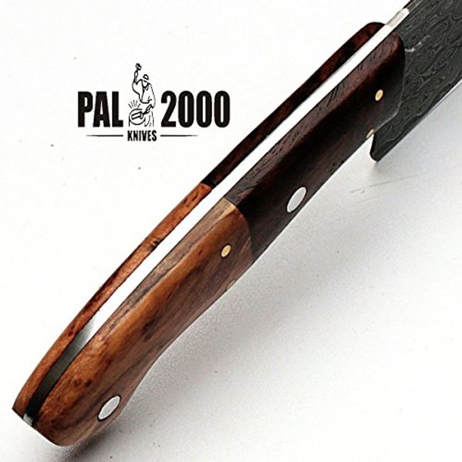 Custom Chef knives 11 inches hard wood handle Full tang