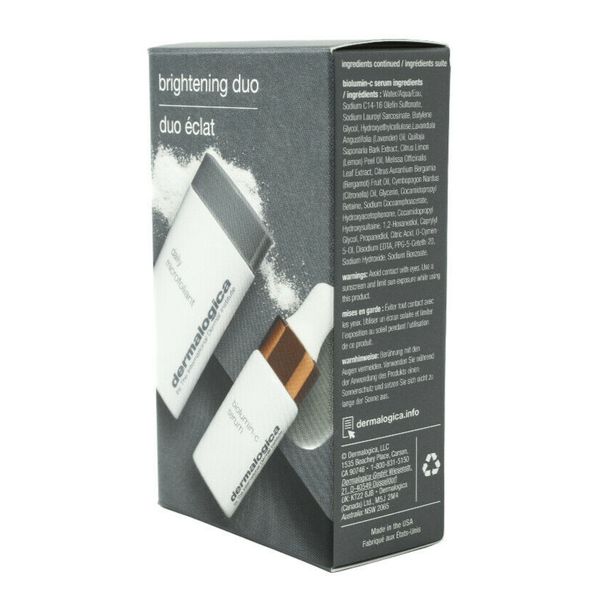 Dermalogica Brightening Duo *TRAVEL SIZE ( 0.14oz/ 4 g & 0.1 / 3 ml ) NEW / AUTH
