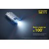NITECORE TUBE V2.0 55 Lumen USB Rechargeable Keychain Flashlight (Yellow)