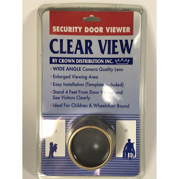 security door viewer clear view peephole