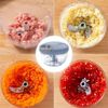 GEEZY Pull Cord Manual Vegetable Cutter Slicer Shredder Pulling Food Chopper Hand Blender Kitchen Tool 450ml