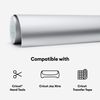 Cricut Joy Xtra Smart Vinyl Matte Metallic – Permanent (3 ft), Silver