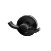 Croydex QM541721 Metra Black Matt Double Robe Hook, One Size