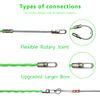 IRSCorp 20M Cable Puller Set Through Wall Fish Tape 4mm PET Electrical Cable Puller Wire Guide Tool Threader Duct Rod Fish Cable Fixing 20m