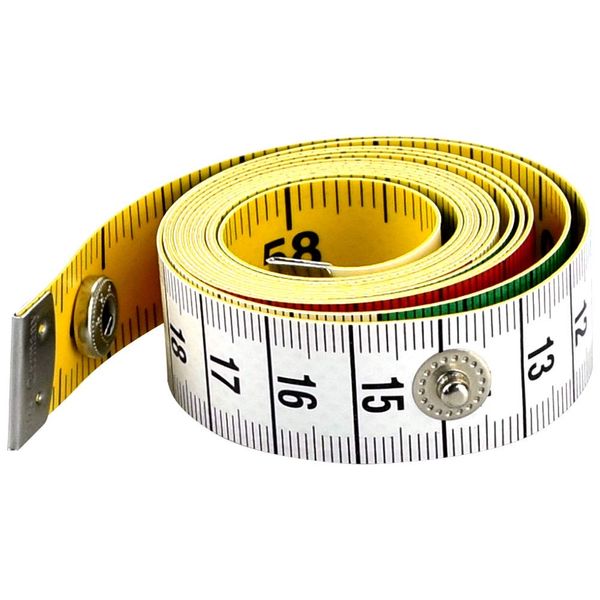 AFASOES Measuring Tape Soft Tape Measure Dual Sided Body Measuring Ruler Sewing Cloth Tailor Tape Fabric Tape Measure Dressmaking for Family Measure Chest/Waist Circumference, 60inch/150cm