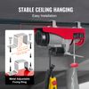 Electric Hoist 440lbs Crane Winch with Wired Remote Control 480W 110V