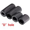 Jetec 4 Pack Universal Control Knobs Replacement with 12 Adapters for Oven/Stove/Range, Please Check Carefully Whether The Dimensions in Figure Match (Black)