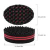 Hair Sponge Brush, Afro Curl Sponge Brush for Curls Dread Coils Hair Twist Wave Sponges Curling Brushes Small & Big Holes 2 Pcs