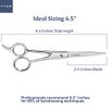 Inge Hairdressing Scissors Hair Scissors Barber Scissors Hair Cutting Scissor Professional Hair Scissors (Silver)