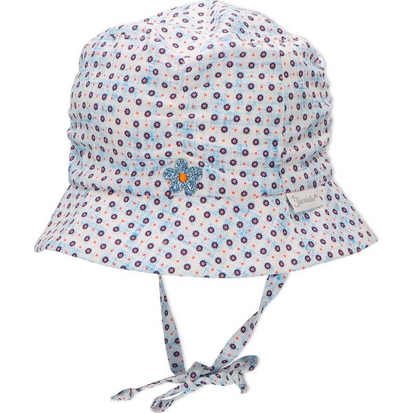 Sterntaler Mädchen Blümli Hut, Weiss, 45