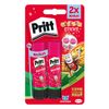 Pritt 1632485 20 g Glue Stick - Pink (Pack of 2)