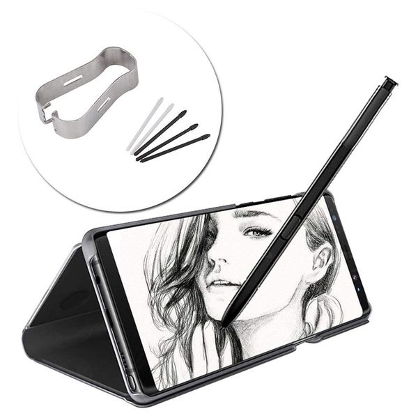 Ersatzspitzen, Stylus S Stiftspitzen Pen Refill Tool Set Universal Soft Ersatzspitzen für Galaxy Note 8/9 Tab S3 / 4(Schwarz)